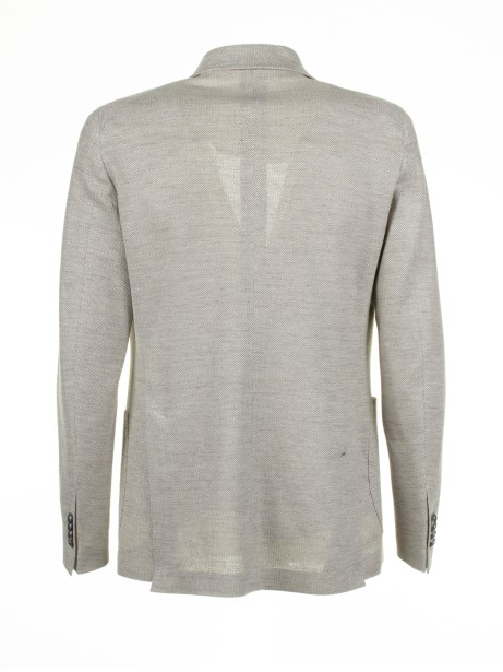 Giacca doppiopetto beige