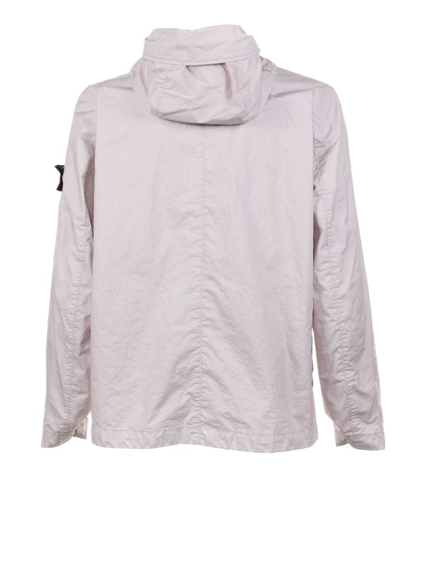 Giubbino con logo sulla manica