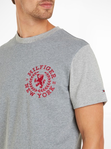 Jersey T-shirt with emblem