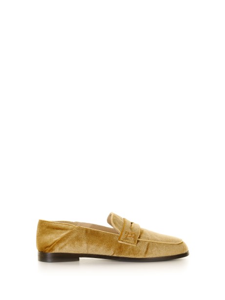 Mocassino in velluto gold Mocassino in velluto gold