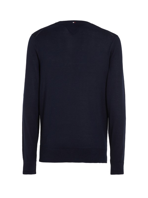 Navy blue crew neck sweater
