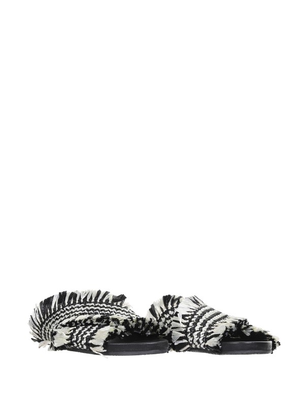 Milena Flats With Fringes