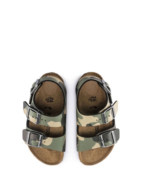 Milano camouflage sandal in Birko-Flor