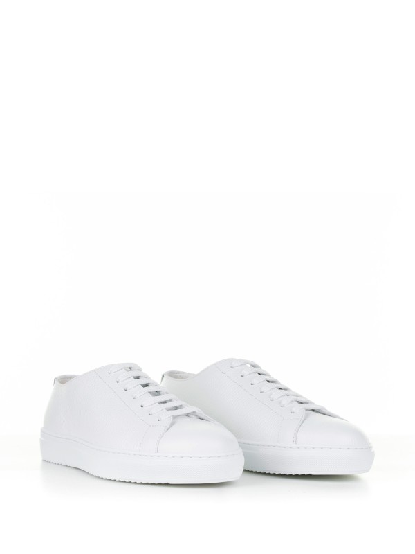 Sneaker bianca in pelle