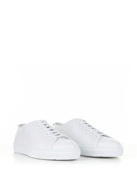 Sneaker bianca in pelle