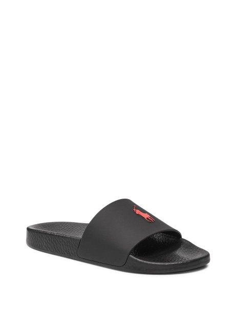 Rubber slipper with logo