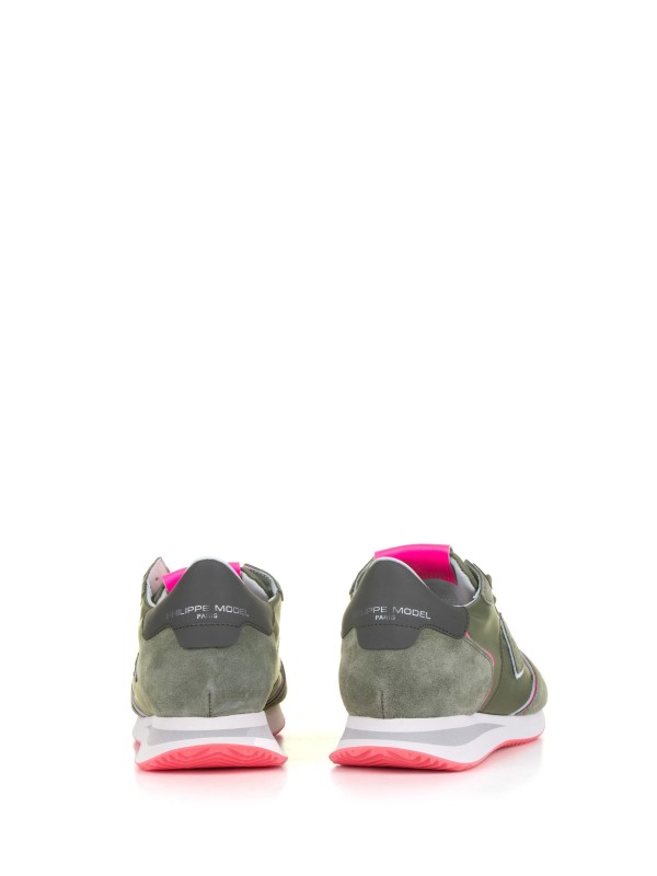 Military green women's Trpx low sneakers