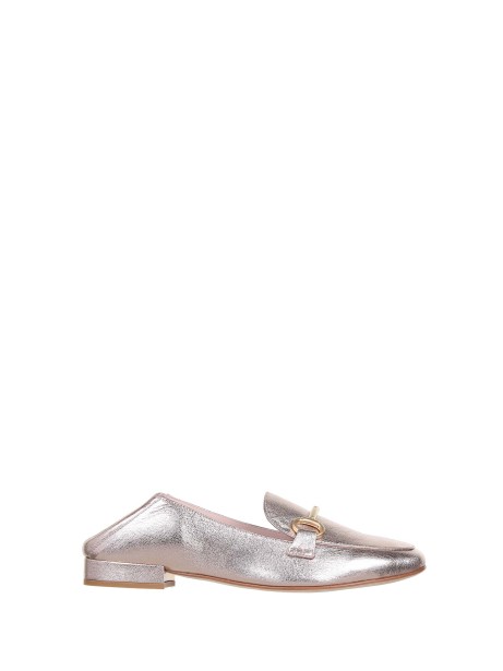 Loafers With Horsebit In Black Leather