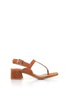 Suede thong sandal