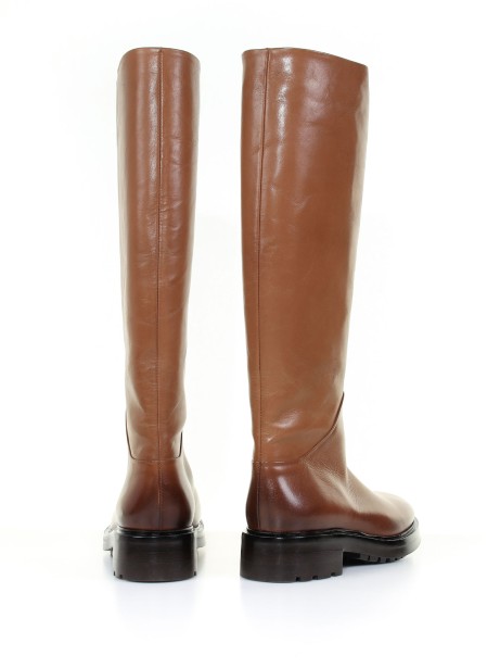 Strategia  High leather boot with shaded detail