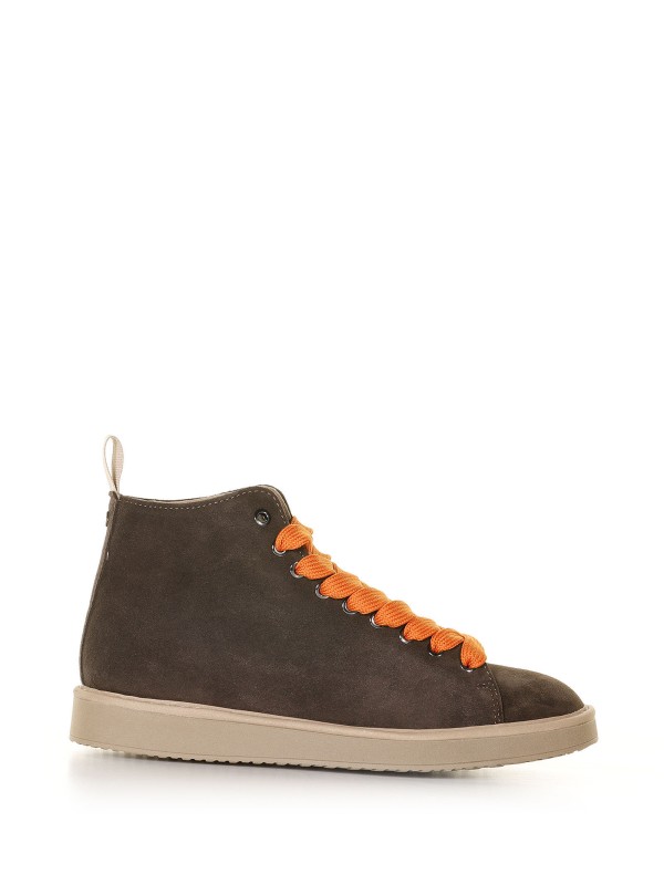 P01 ankle boot in beige suede P01 ankle boot in beige suede