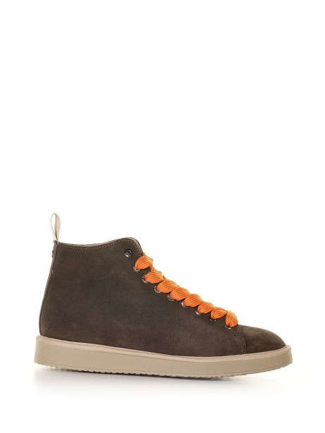 P01 ankle boot in beige suede P01 ankle boot in beige suede