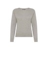 Pure cashmere crew neck sweater