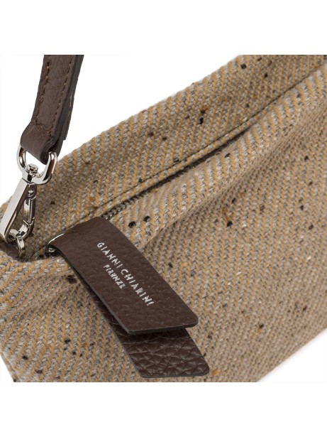 Brenda wool clutch bag