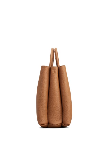 T Timeless medium leather shopping bag