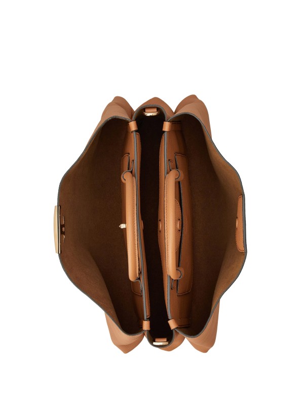 T Timeless medium leather shopping bag