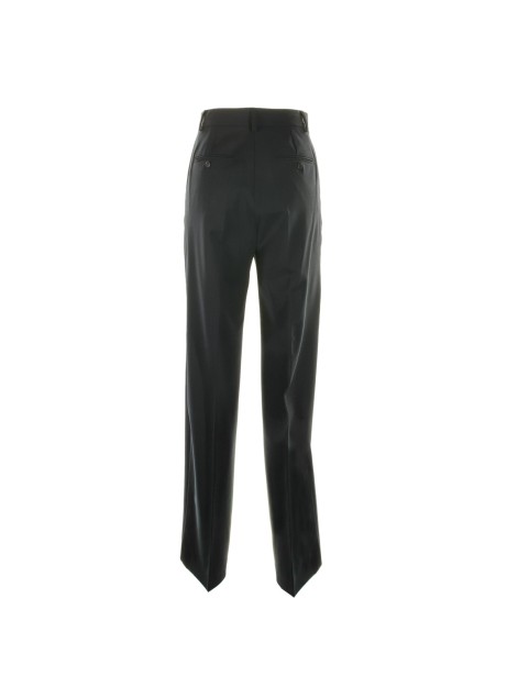 Orbita high-waisted navy blue trousers 2