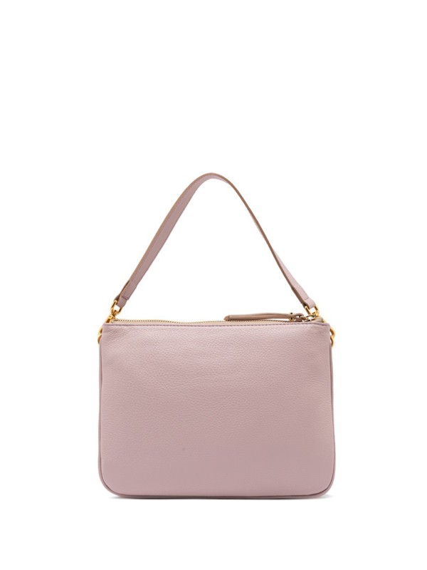 Pink Frida shoulder bag in matte leather