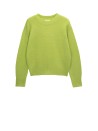 Maglia girocollo verde lime