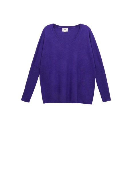 Purple V-neck sweater Purple V-neck sweater