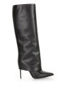 Black Lola boot with pointed toe and stiletto heel