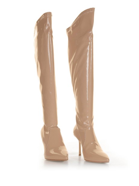 Boot in shiny stretch leather 2