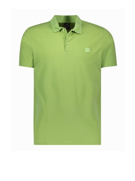 Cotton polo shirt with detail