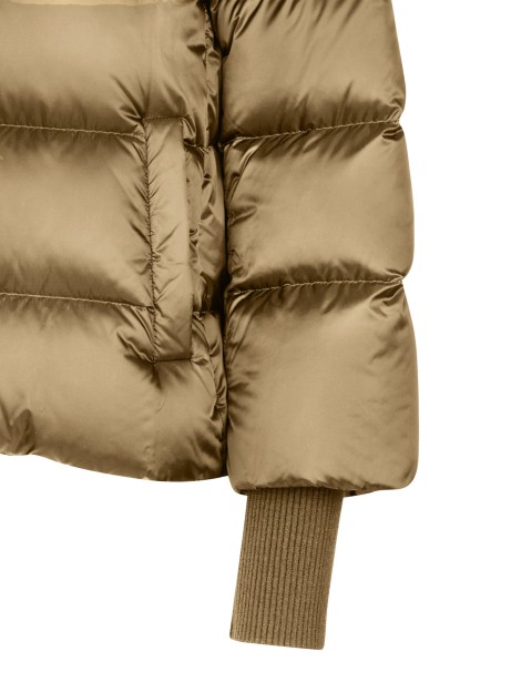 Piumino trapuntato con zip donna