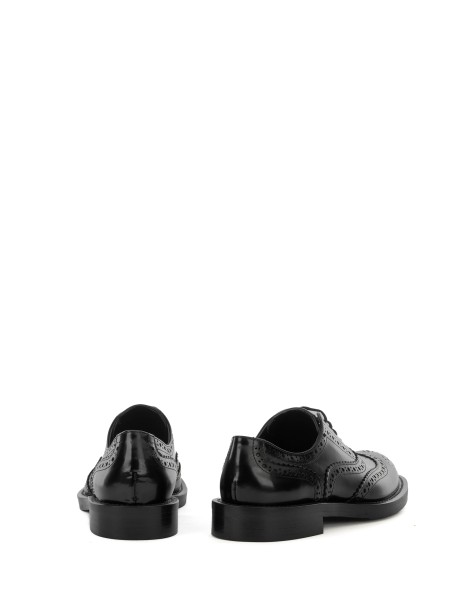 Black Leather Oxford