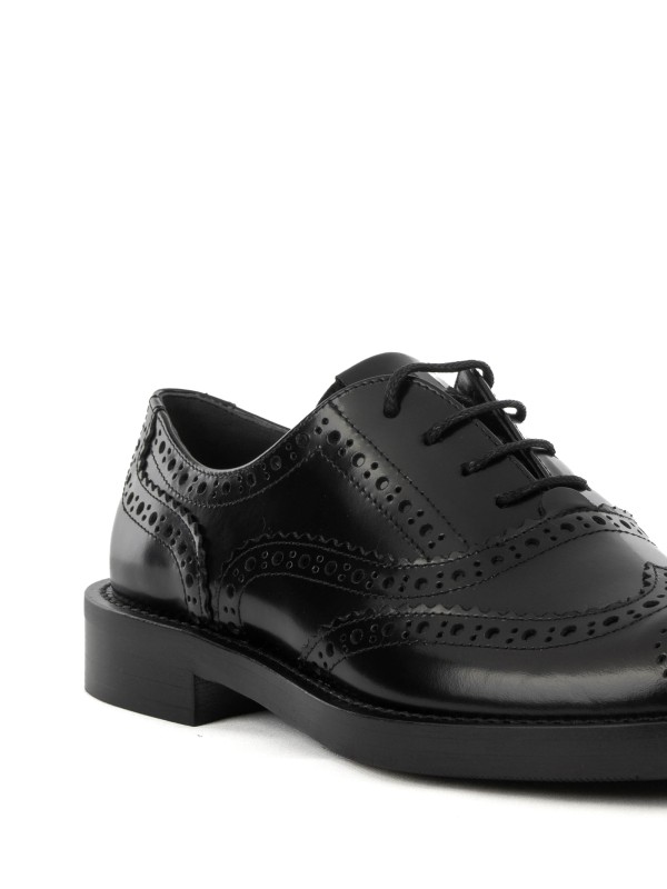 Black Leather Oxford