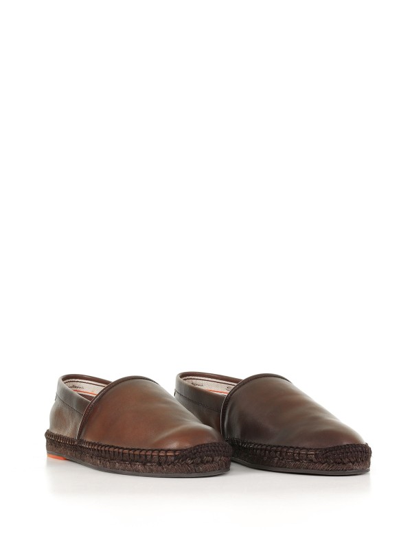 Leather espadrillas