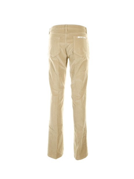 Pantalone beige a vita alta 2