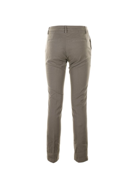 Pantalone grigio a vita alta 2