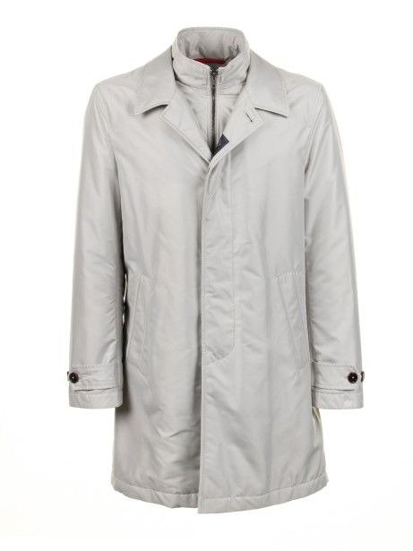 Men's Waterproof Jacket White Long