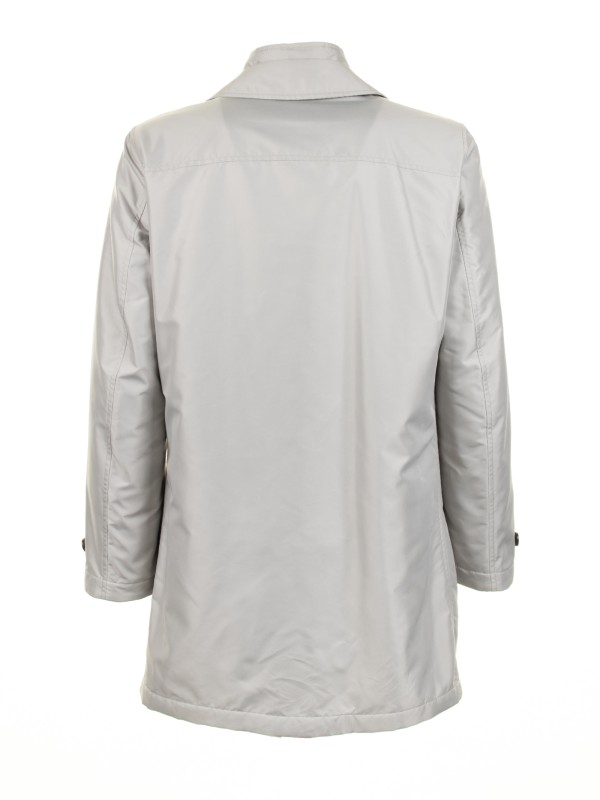 Men's Waterproof Jacket White Long