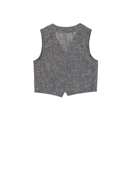 Vest with buttons