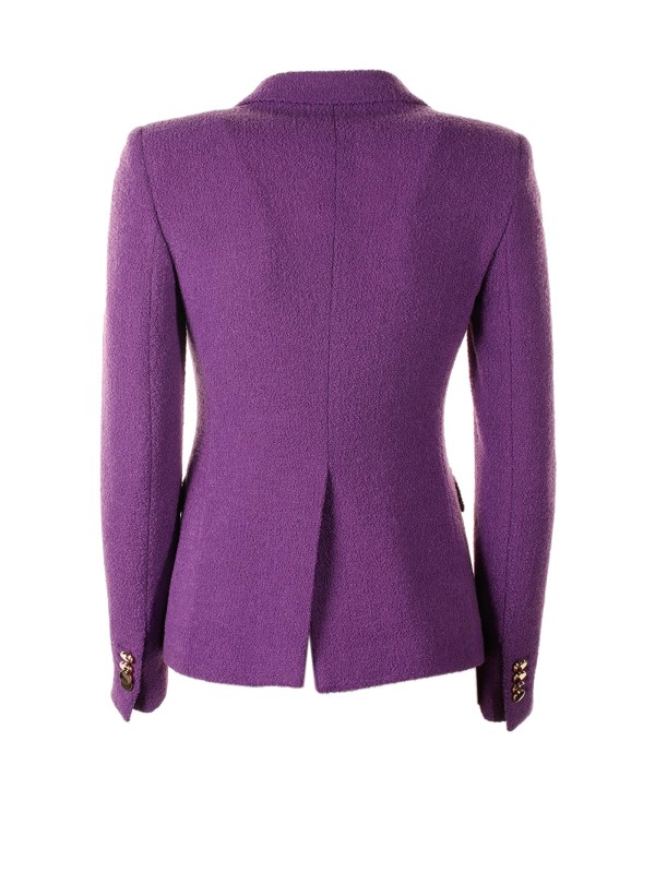 Giacca blazer doppiopetto Jalicya viola