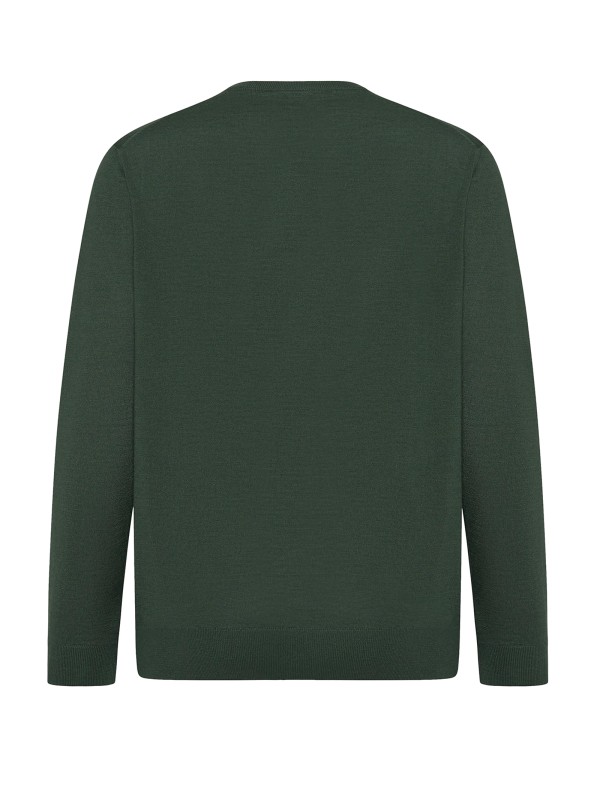 Maglia girocollo verde