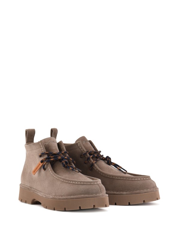 Men's P99 walnut suede ankle boot