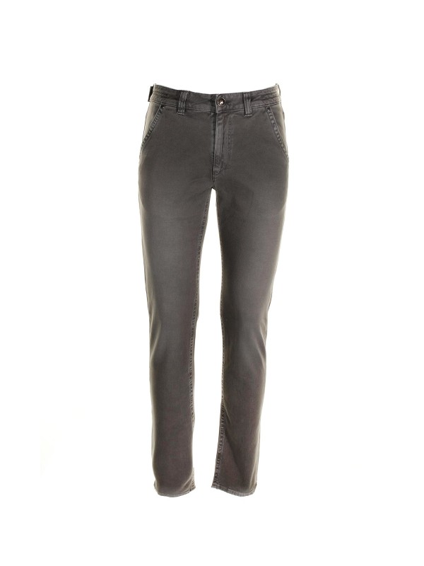 Jeans in denim grigio