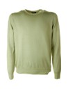Crewneck sweater in lime