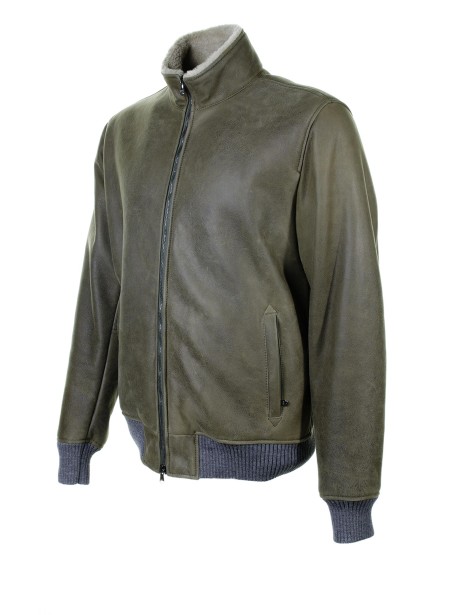 Giubbino verde con zip 2