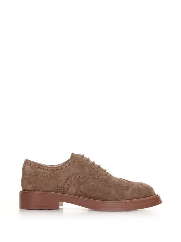 Dovetail brogues in suede Dovetail brogues in suede