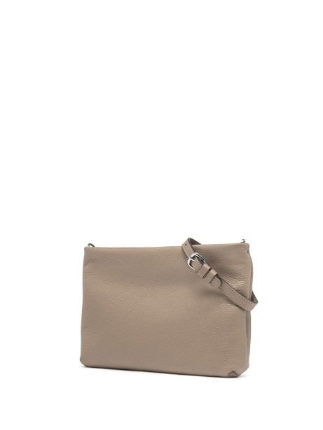 Pochette Brenda  in pelle martellata con catena in resina