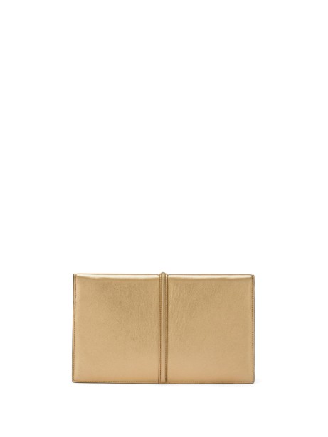 Pochette Tokyo Clutch gold leather
