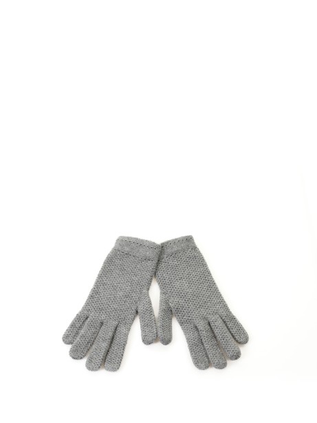 Pure cashmere honeycomb glove