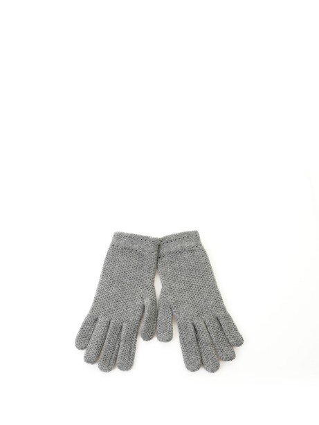 Pure cashmere honeycomb glove 2
