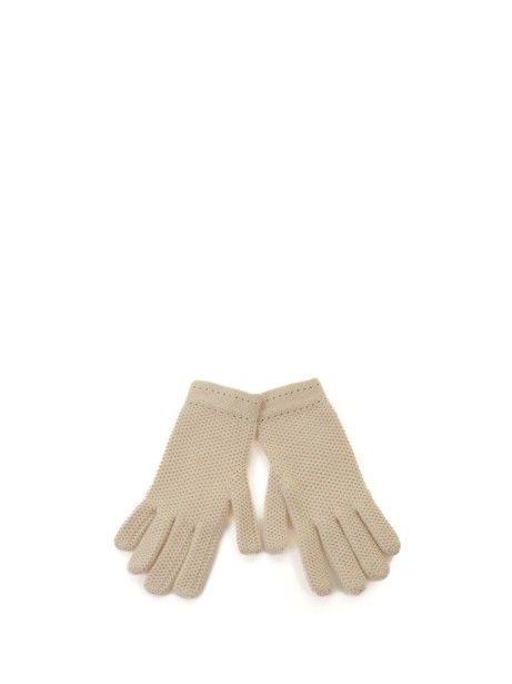 Pure cashmere honeycomb glove