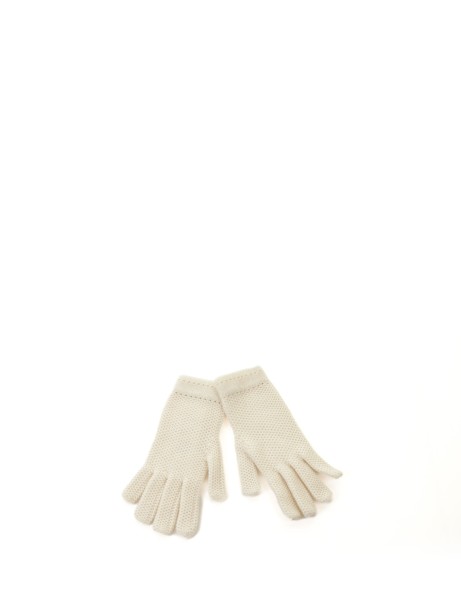 Pure cashmere honeycomb glove