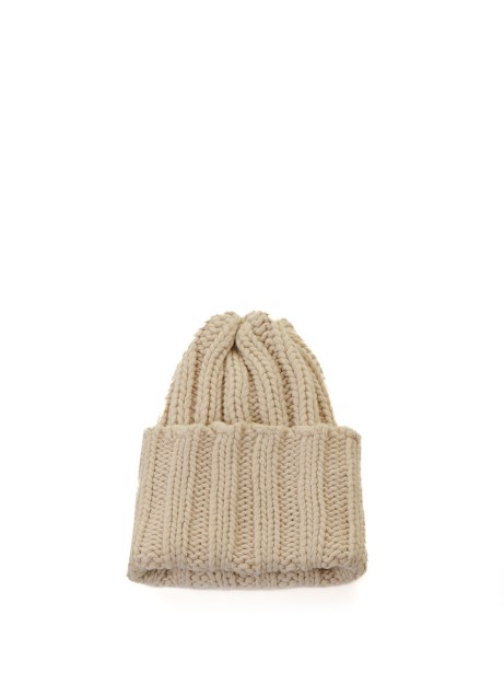 Vanilla cashmere beanie